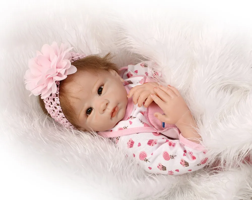 NPK 22 infreborn Baby Doll мягкая силиконовая кукла Vinly детские игрушки Playmate Очаровательная