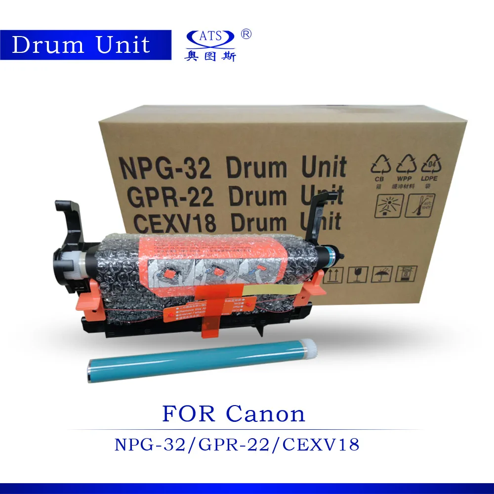 

1 шт. Фотобарабан NPG-32 GPR-22 GEXV18 для Canon IR 1018 1019 1022 1024 Совместимость IR1018 IR1019 IR1022 IR1024 для ксерокса Запчасти
