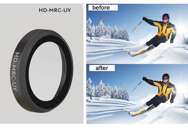 Фильтр объектива для DJI Mavic 2 Zoom UV CPL ND4 ND8 ND16 ND32 ND64 ND-PL поляризационный Полярный комплект для камеры 4K HD объектив