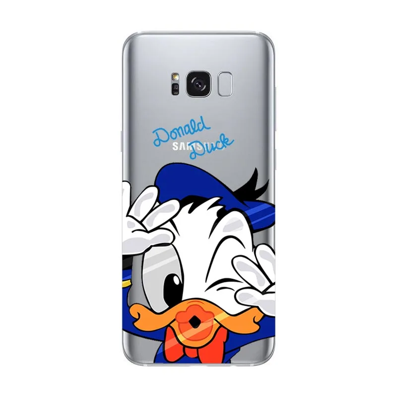 Забавный мультфильм Микки Минни Телефон чехол для Samsung Galaxy A6 2018 Мягкий