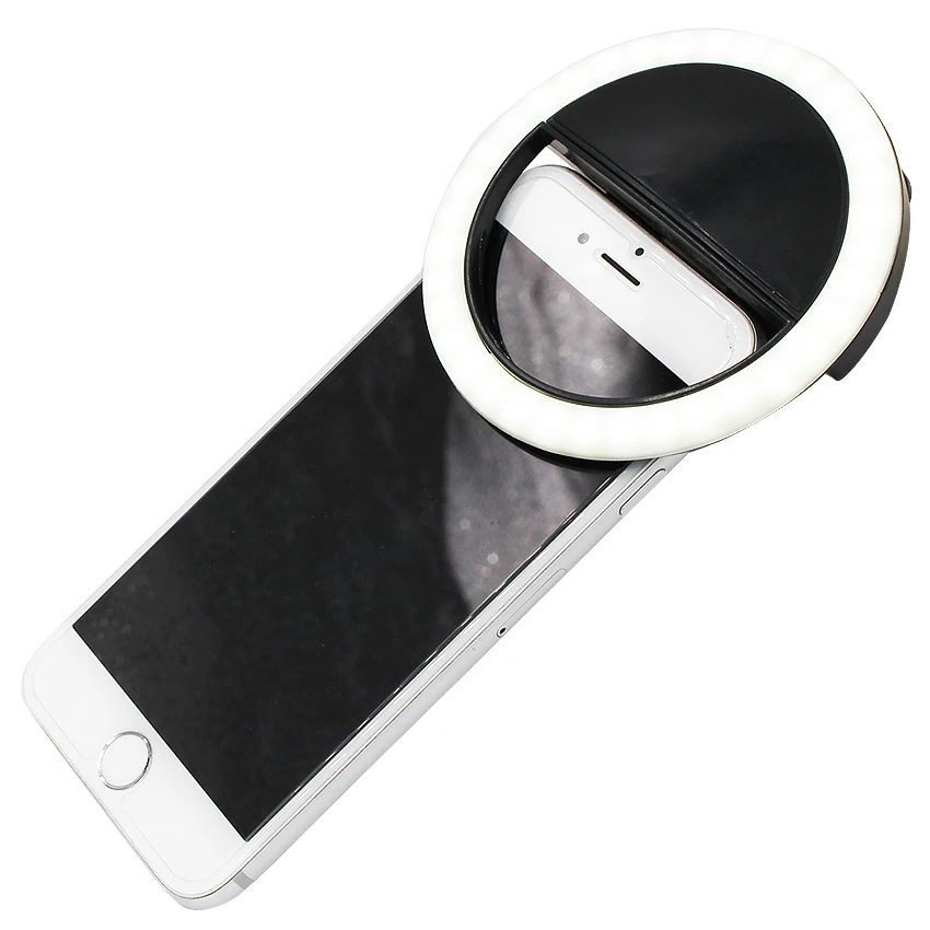 Kogngu, Usb зарядка, селфи-светильник, кольцевой светодиодный светильник, объектив для мобильного телефона, селфи светодиодный фонарь, Кольцевая вспышка, объектив для камеры сотового телефона, светильник