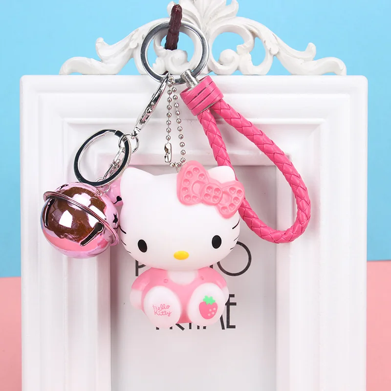 Новые Мультяшные милые брелки Hello Kitty куклы KT Cat очаровательные сумки для женщин и