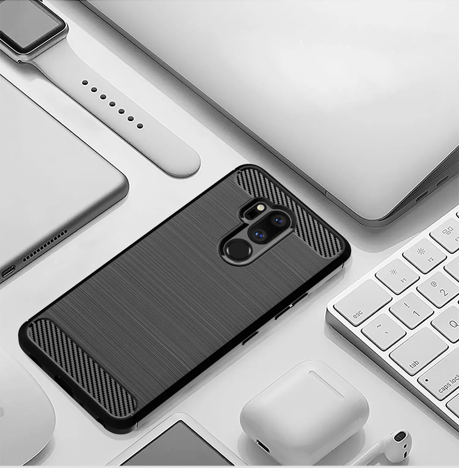 Тяжелых падение Чехол для LG V40 V30 V35 V30S плюс Q8 Q7 G6 G7 One Plus ThinQ Fit гармония 2 Корпус крышка|Чехлы-накладки| |