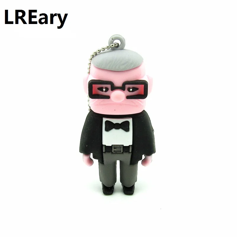 

new design Cartoon UP Carl Fredriksen Pen drive 4g 8g 16g 32g real capacity usb flash drive memory stick storage device