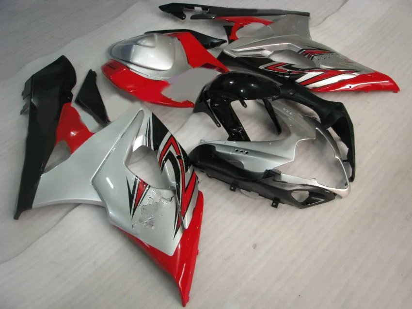 Комплект обтекателей под давлением для GSXR1000 05 06 GSXR 1000 K5 2005 2006 ABS Красный