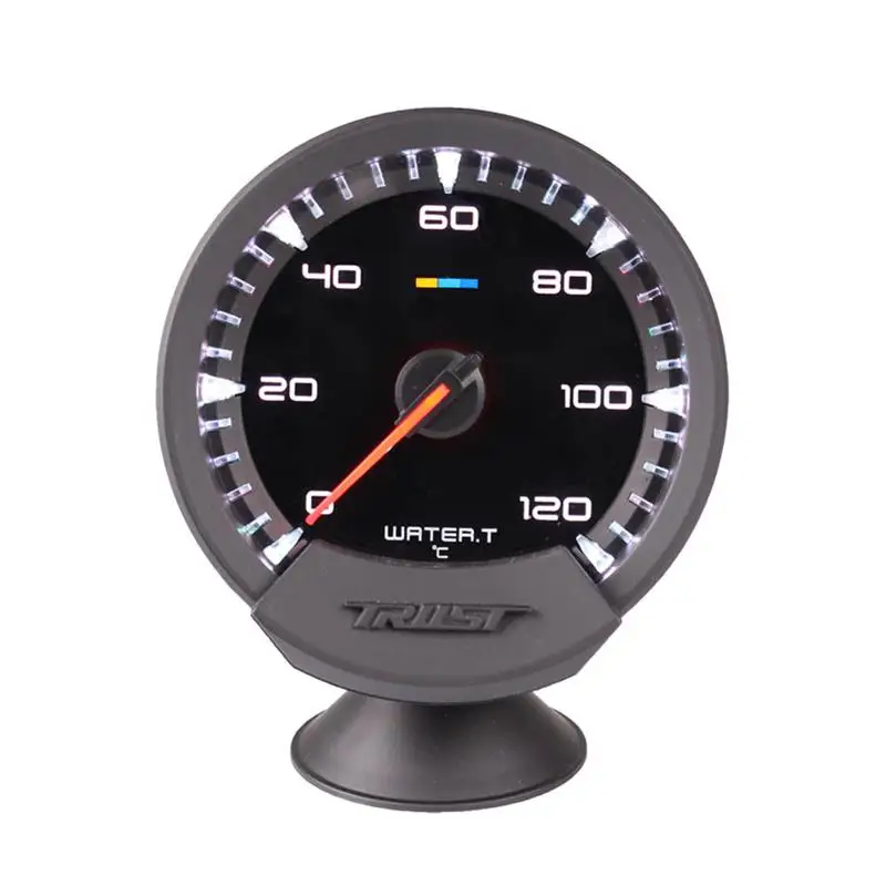 water temp gauge 60 мм 2,5 дюймов автоматический манометр 7 цветов турбо Boost вольт температура воды Температура масла Масляный Пресс об/мин турбо EGT A/F коэффициент топлива датчик+ датчики 12 В - Цвет: water temp gauge