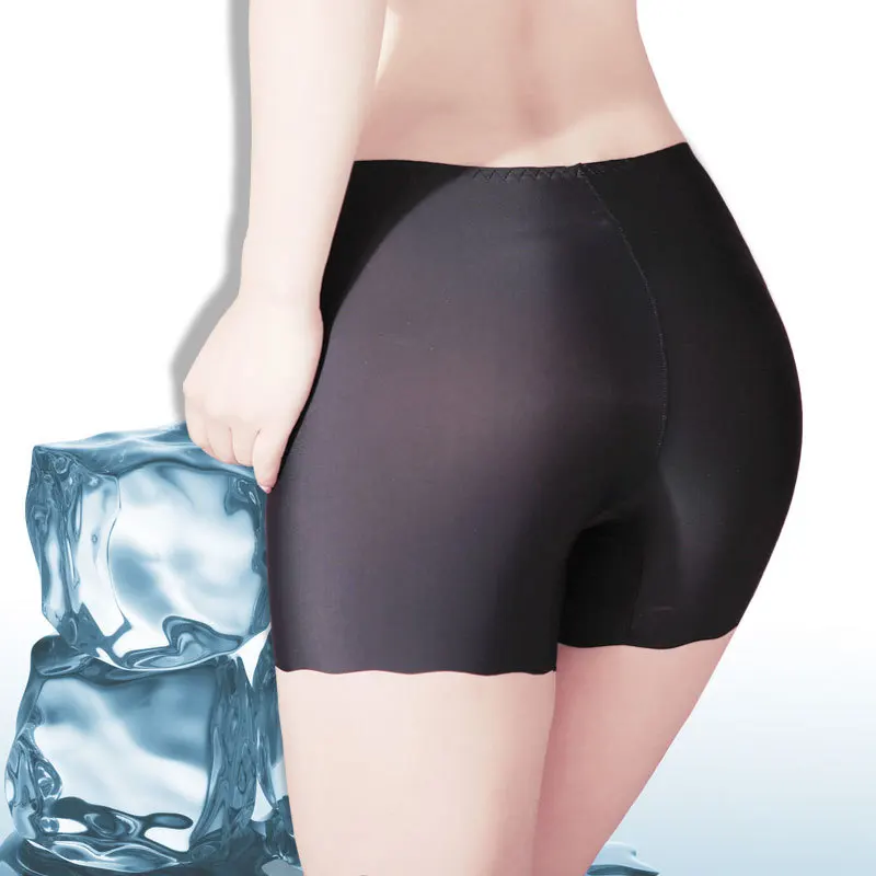 ZJX 3 шт./лот летние сексуальные женские шорты из ледяного шелка бесшовные