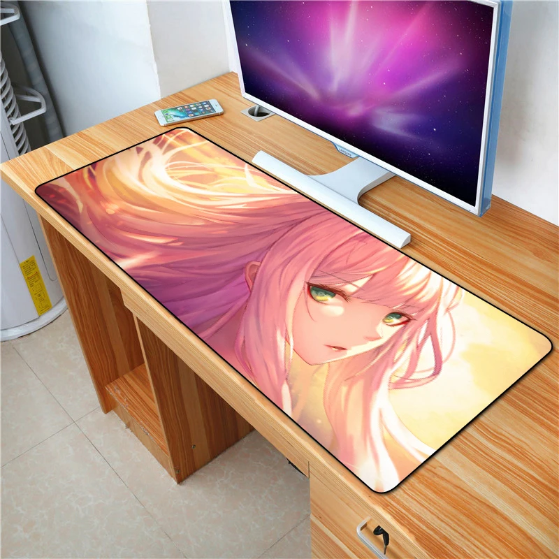 QQQRGB 70X30cm коврик для мыши японский мультяшный резиновый большой игровой геймер s XL
