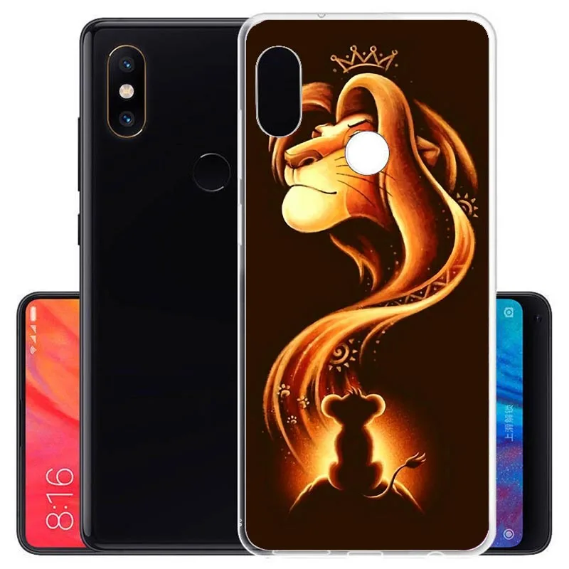 Лучший чехол The Lion King роскошный мягкий прозрачный из ТПУ для телефона Xiaomi Mi 9T Redmi