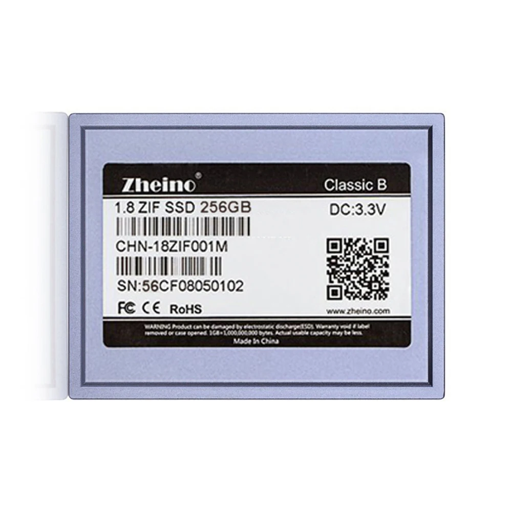 Zheino 1," SSD диск PATA 256GB CE/ZIF 40Pin MLC твердотельные накопители Замена MK2431GAH для Ipod Video 5,5 Gen Новинка