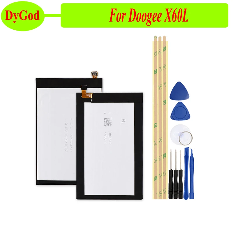 DyGod 3300 мАч Для Doogee X60L батареи для замены Bateria смартфон с