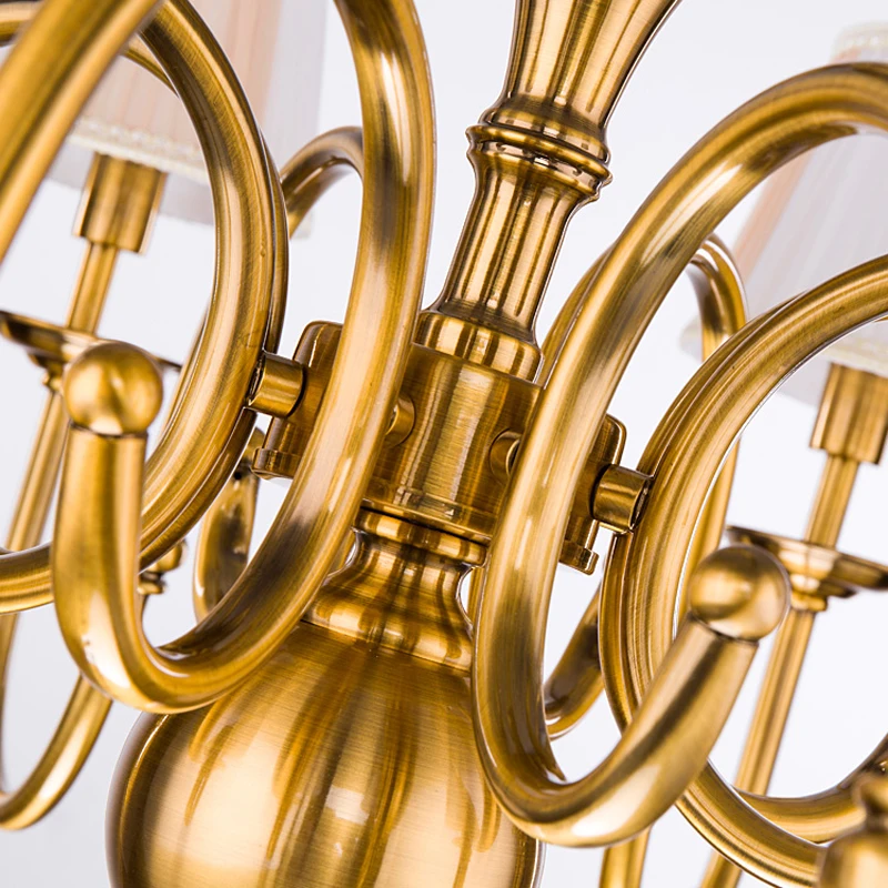 Электрическая позолоченная бронзовая современная минималистичная железная