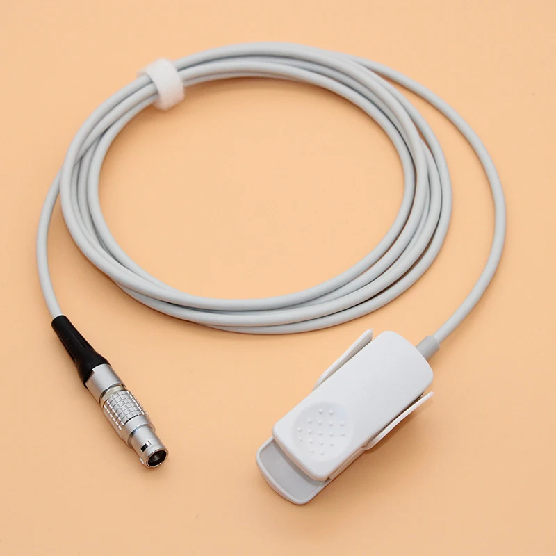 Compatible Criticare CSI and Mindray Spo2 sensor cable for adult/pediatric/child/Neonate/veterinary Lemo 5P FGG.1B to monitor. |