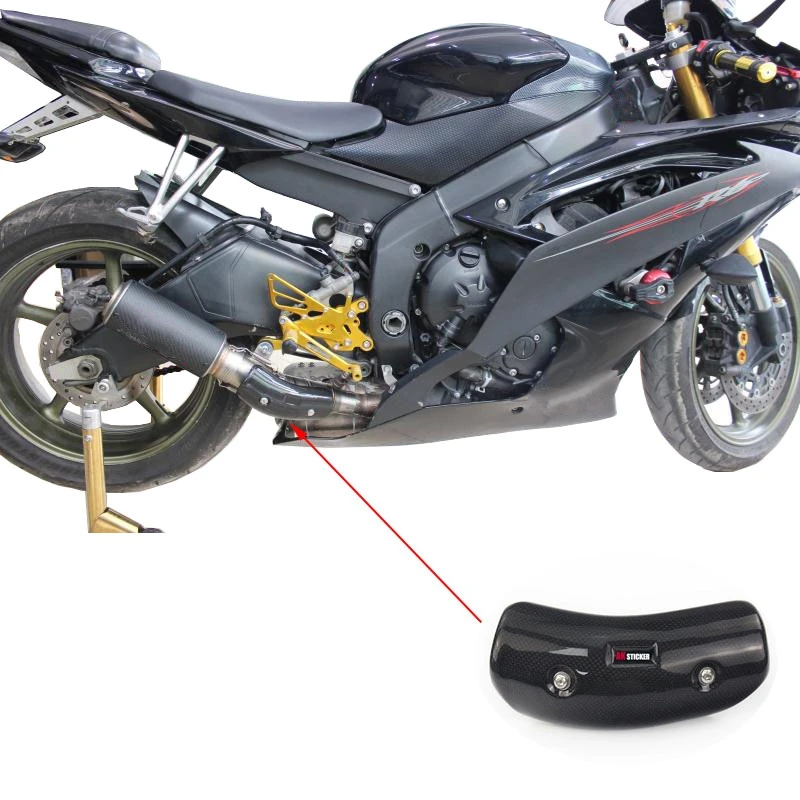 Мотоцикл Akrapovic yoshimura глушитель из углеродного волокна протектор тепловой щит крышка защита от обжига крышка TMAX530 CB400