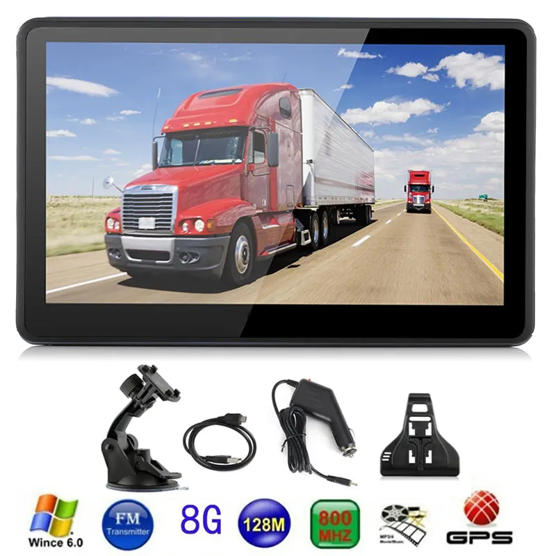 Gps навигатор 800 мГц Видео TFT lcd Smart Audio fm радио игровой плеер 8 ГБ 7 &quotВстроенная
