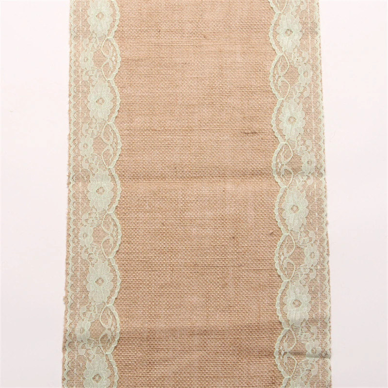 Деревенские винтажные джутовые кружевные свадебные аксессуары украшения