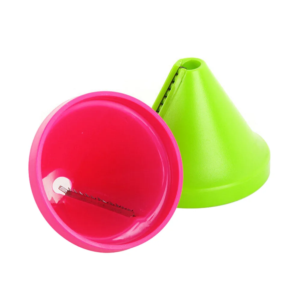 VegetablFruit Спираль Shred Process устройства резак Кухня Воронка модель спираль слайсер