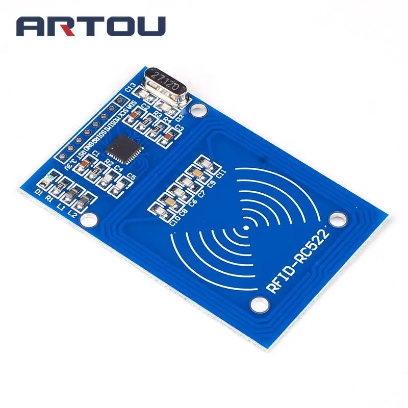 MFRC-522 RC-522 RC522 13,56 МГц RFID модуль для arduino Kit SPI писатель распознаватель смарт-карты с IC картой с программным обеспечением UNO