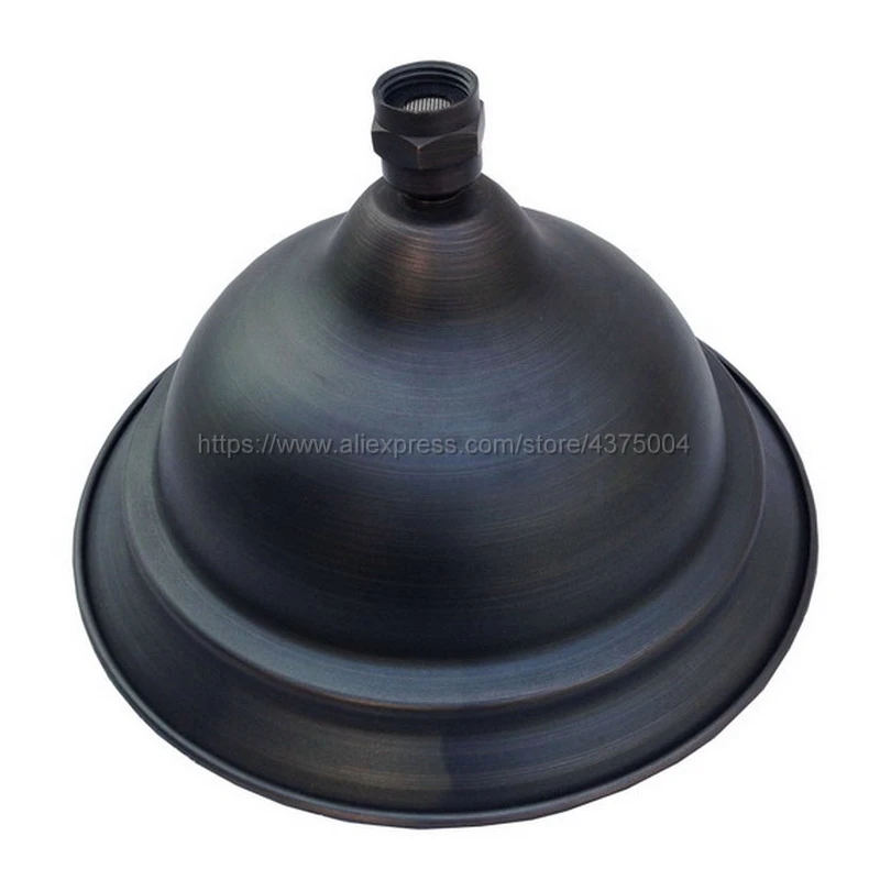 8 2 дюйма черная латунная насадка для душа с маслом дождем Душевая Nsh006|Душевые