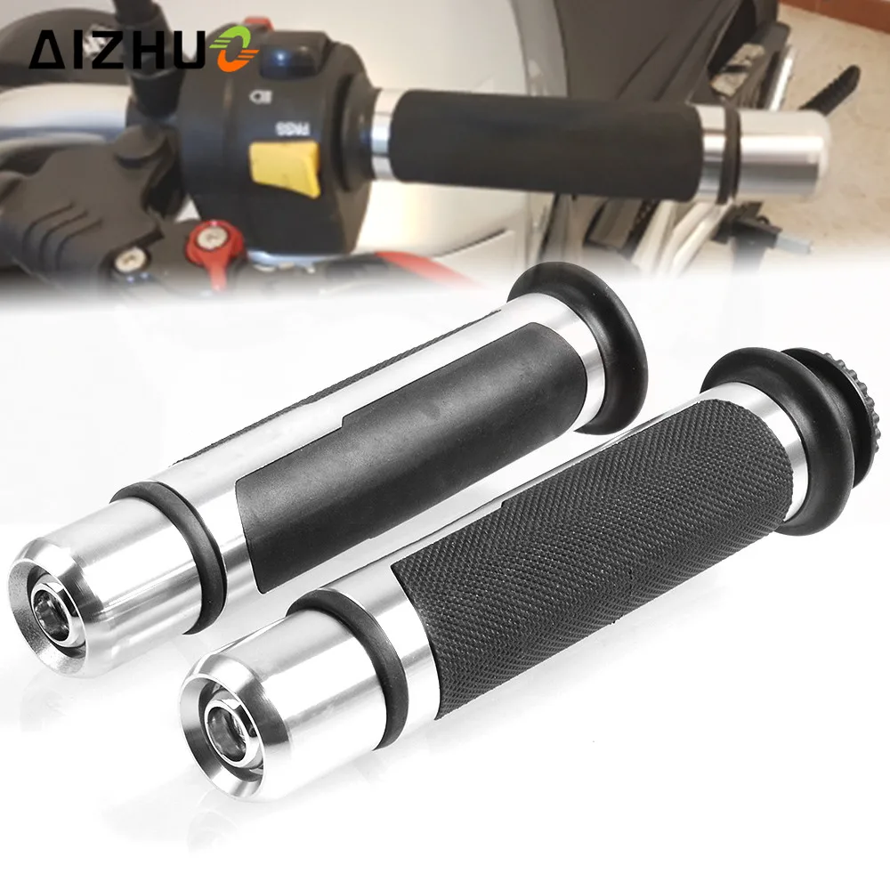 22 мм ручки для мотоцикла CNC алюминиевые резиновые Yamaha YZF R1 R3 R6 R15 R125 YBR 125 YZ MSX XJR FJR 1300