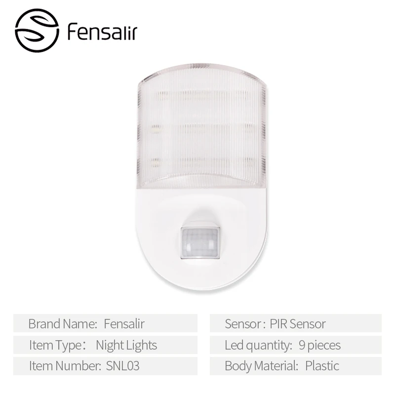 Abajur Luminarias Fensalir Ac220v светодиодная Ночная лампа с датчиком движения умная детская