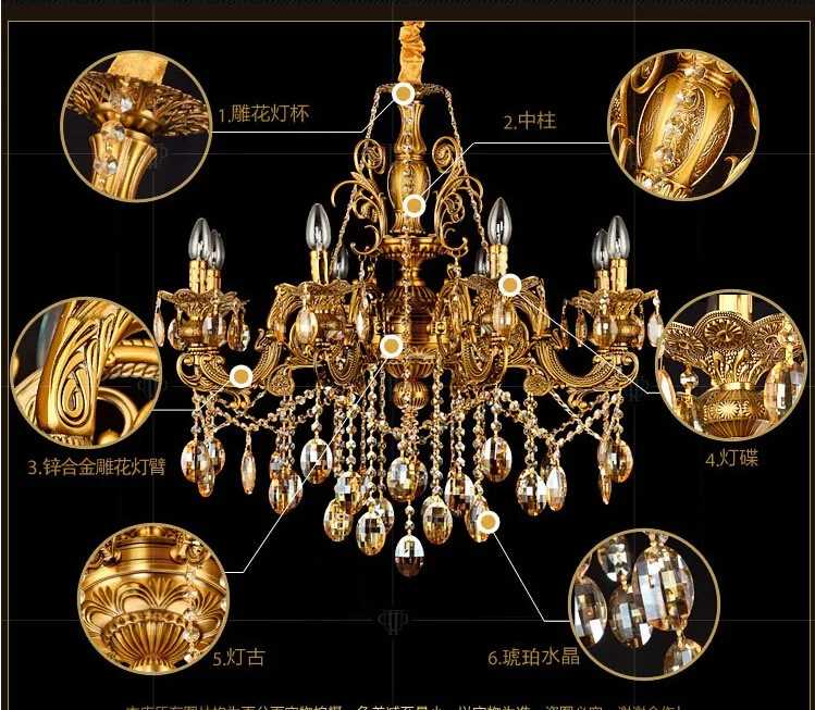 Бесплатная доставка новинка модная латунная цветная люстра s K9 кристаллы медная