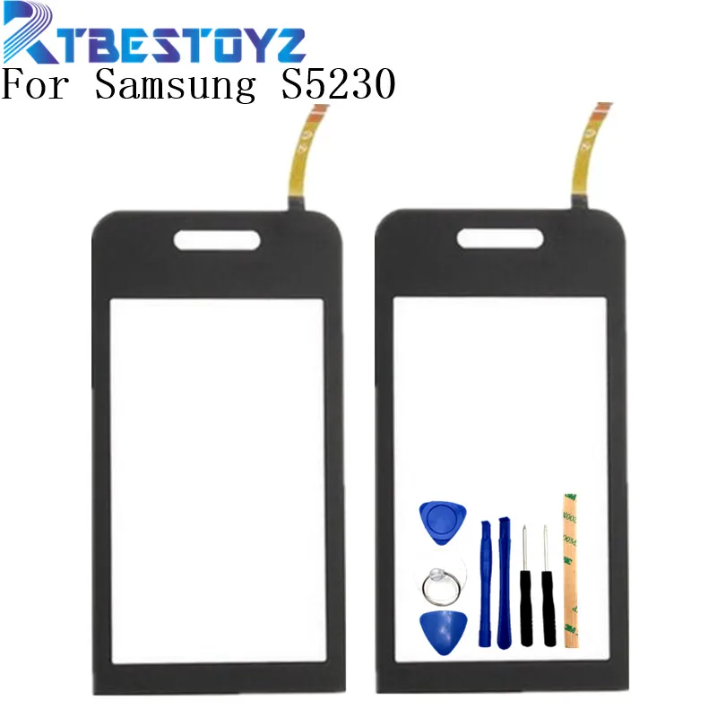 

RTBESTOYZ S5230 3,0 дюймовая сенсорная панель сенсорного экрана объектива Стеклянные детали + инструменты запасные части сенсорный дигитайзер для ...