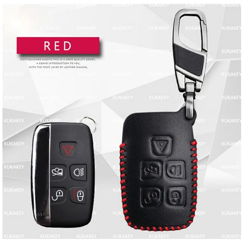 Чехол для ключей из натуральной кожи с дистанционным управлением Jaguar XF XK XKR X type V12