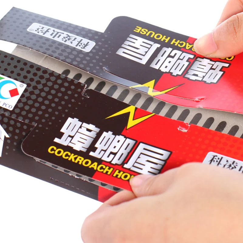 5pcs/set Toxic Effects Board Sticky Cockroach Roach Motel Traps Lure Imports Tablets Than Drug Safety | Дом и сад