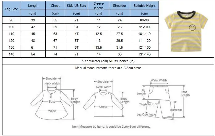 Детская летняя одежда футболка для маленьких мальчиков хлопковая в полоску с