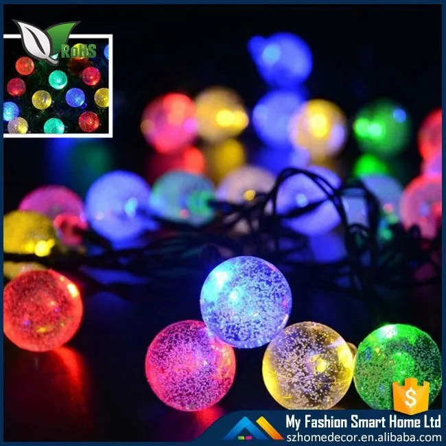 Newest patent high brightness solar tree led christmas string light |