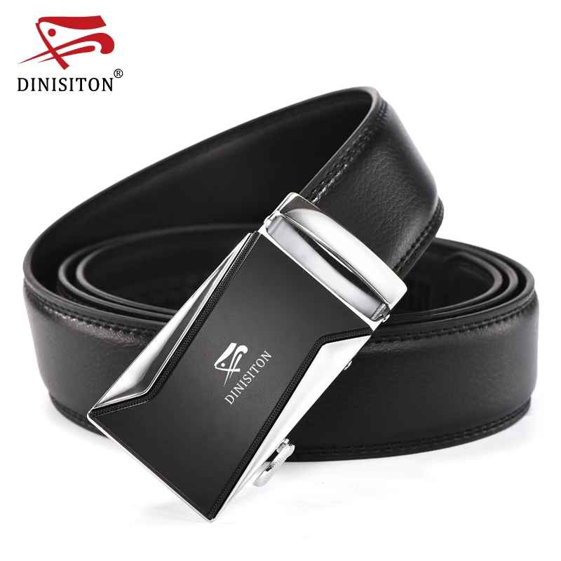 Ремень DINISITON мужской из натуральной кожи с автоматической пряжкой | Аксессуары