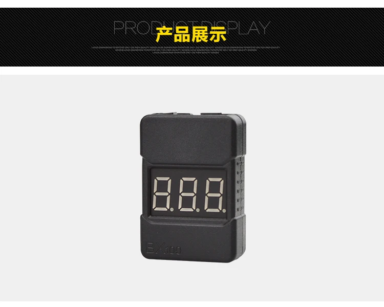 Тестер напряжения батареи Lipo BX100 1 8S/сигнал низкого напряжения/проверка с двумя
