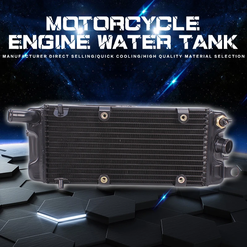 

Water Tank Radiator Cooler Water Cooling For Honda Steed400 Steed600 Steed 400 600 Shadow VT600 VLX 600 Motorcycle Accessories