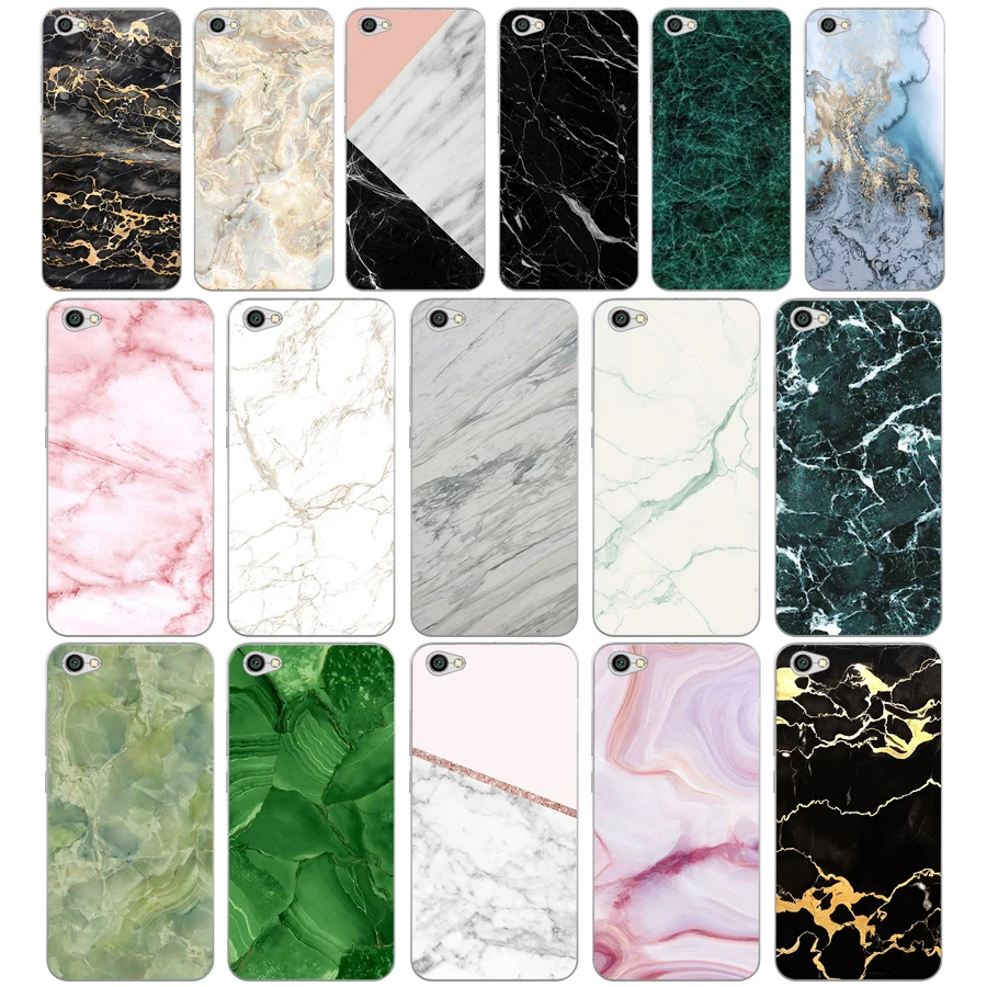 273H marble green stone Silicone Soft Tpu Cover phone Case for xiaomi redmi 4a 6a 4x note 5a pro mi a1 | Мобильные телефоны и