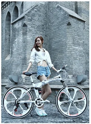 Складной BicycleDouble выпревания-дорога дисковый тормоз переменной Скорость Гора
