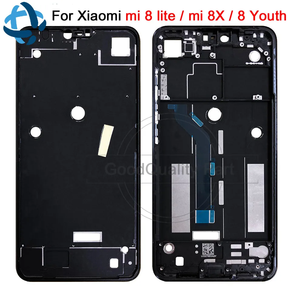 Для Xiaomi mi 8 Lite mi ddle рамка поддерживающая рамка для ЖК-дисплея пластина корпус mi ddle рамка Лицевая панель mi 8 lite/8X/8 Молодежная Замена