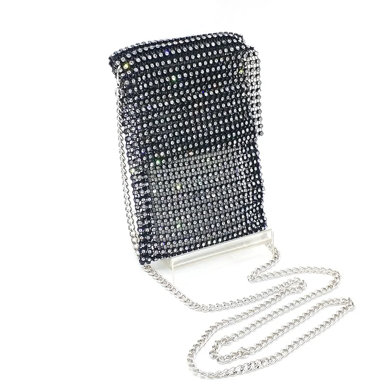 Hot diamonds Стразы сумка для вечерних платьев модная Свадебная вечеринка небольшой бумажник с откидной крышкой с украшениями в виде кристаллов; милая однотонная обувь для мобильных телефонов, сумки через плечо, сумка через плечо