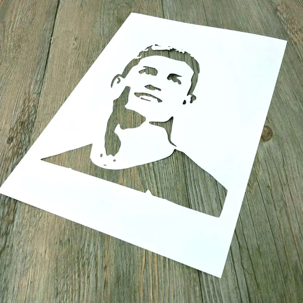 1 шт. А4 трафарет Криштиану Роналду для живописи тканевой футболки ремесла шаблон