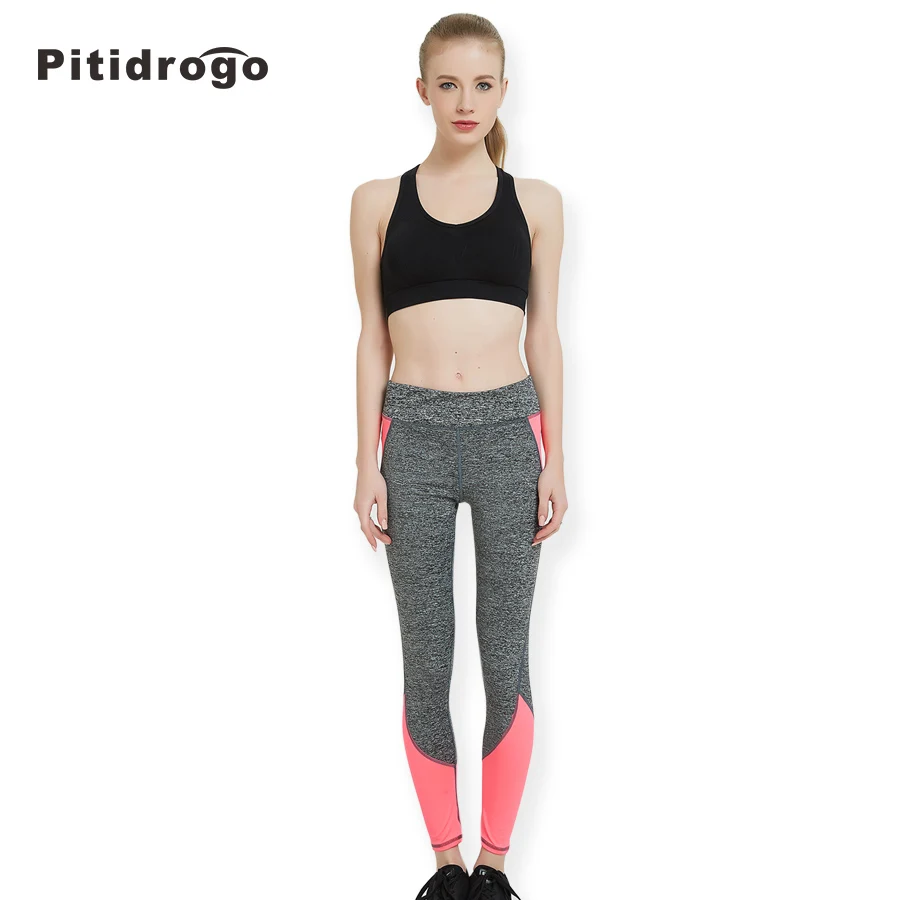 Pitidrogo женский животик контроль тренажерный зал компрессионные штаны для йоги