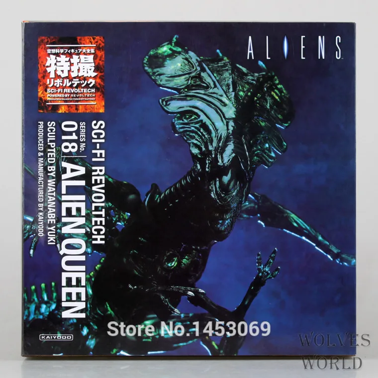Alien Queen SCI-FIRECOLTECK пришельцы серии № 018 Alien queen Xenomorph Воин ПВХ экшн статуэтки коллекционные модели игрушки куклы 32 см KT464 - Цвет: Alien Queen