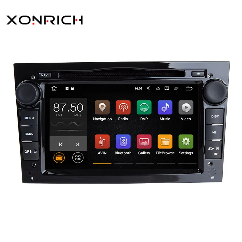 Xonrich 2 Din Android 8 1 автомобильный dvd плеер для Opel Astra H GJ Vectra C Zafira B Corsa D Meriva Vivaro AntaraGPS