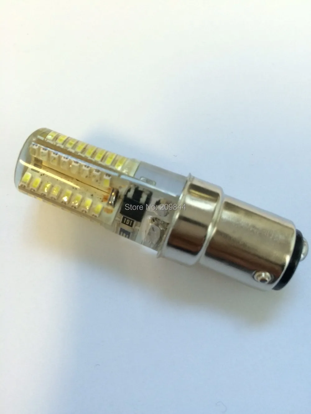 10 шт./лот BA15D 5 Вт 64 3014 SMD Светодиодная лампа кукуруза для швейной машины 220 В