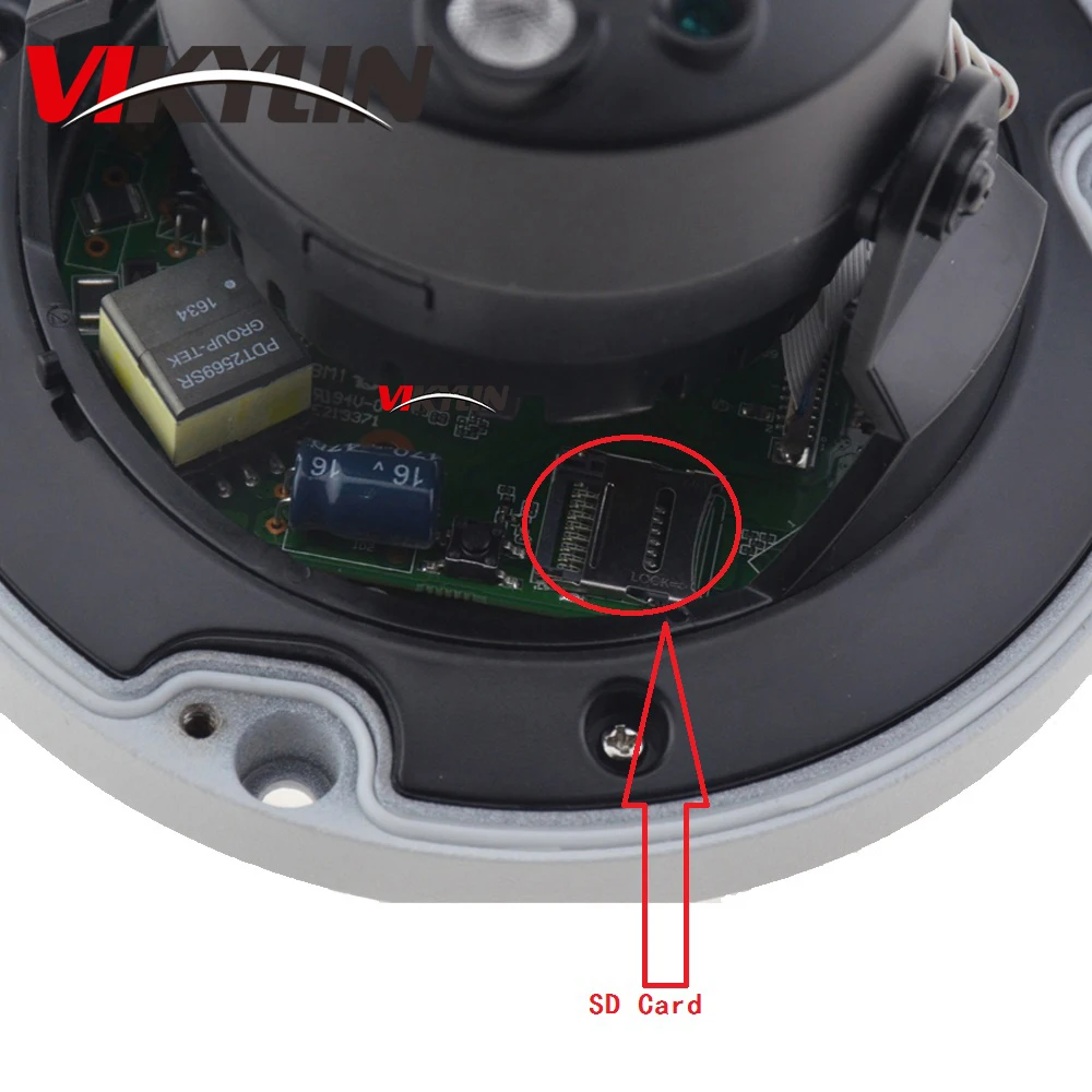 Vikylin 4MP камера с подсветкой IPC HDBW4433R AS IP купольные поворотные сетевые видеокамеры