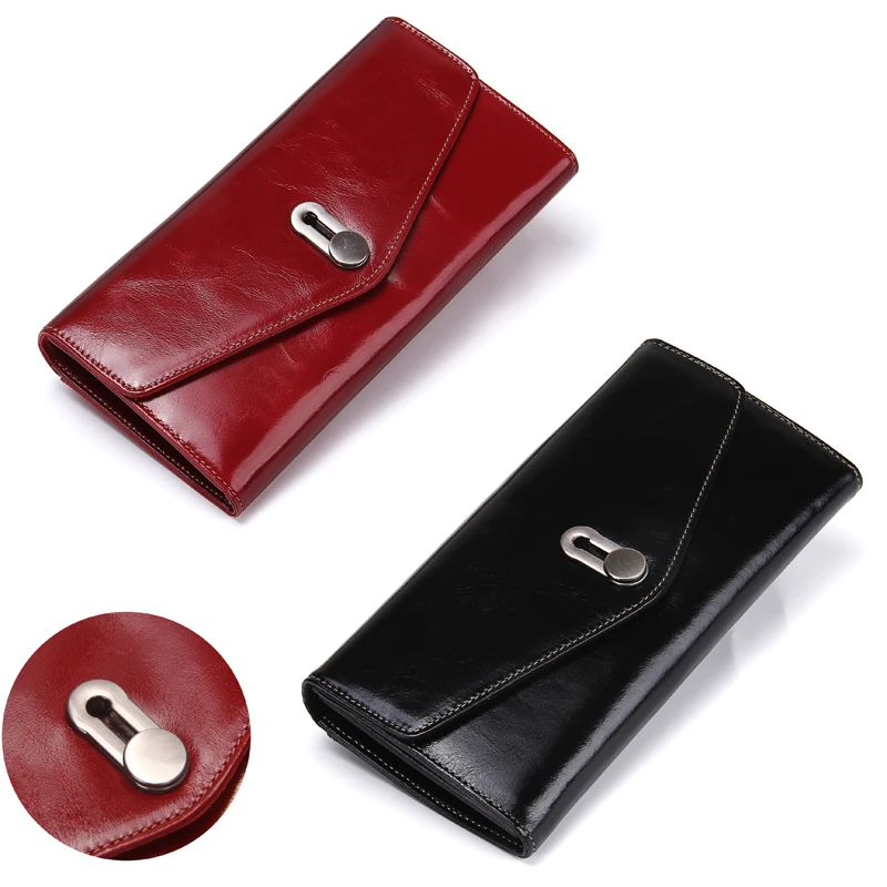 Женский кошелек Contact's из натуральной кожи с отделением для карт|purse card holder|purse