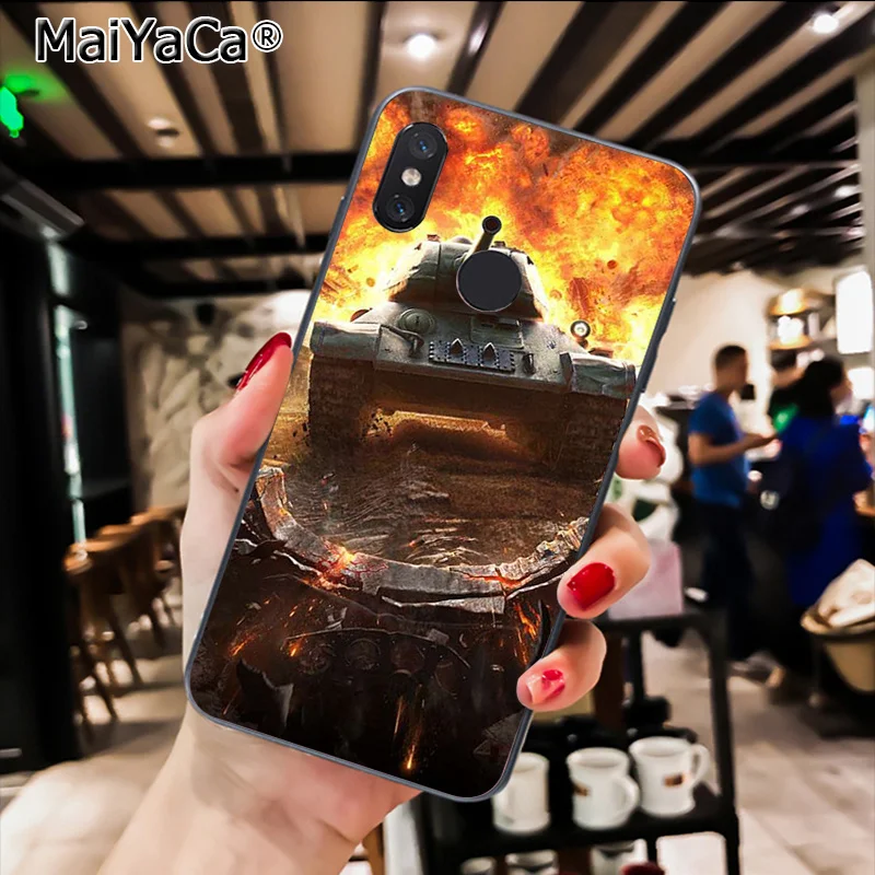 A11 MaiYaCa world of tanks Черная мягкая крышка чехол для телефона для Xiaomi Redmi8 4X 6A S2 7A 6A Redmi 5 5Plus Note5 7 Note8Pro - Color: A11