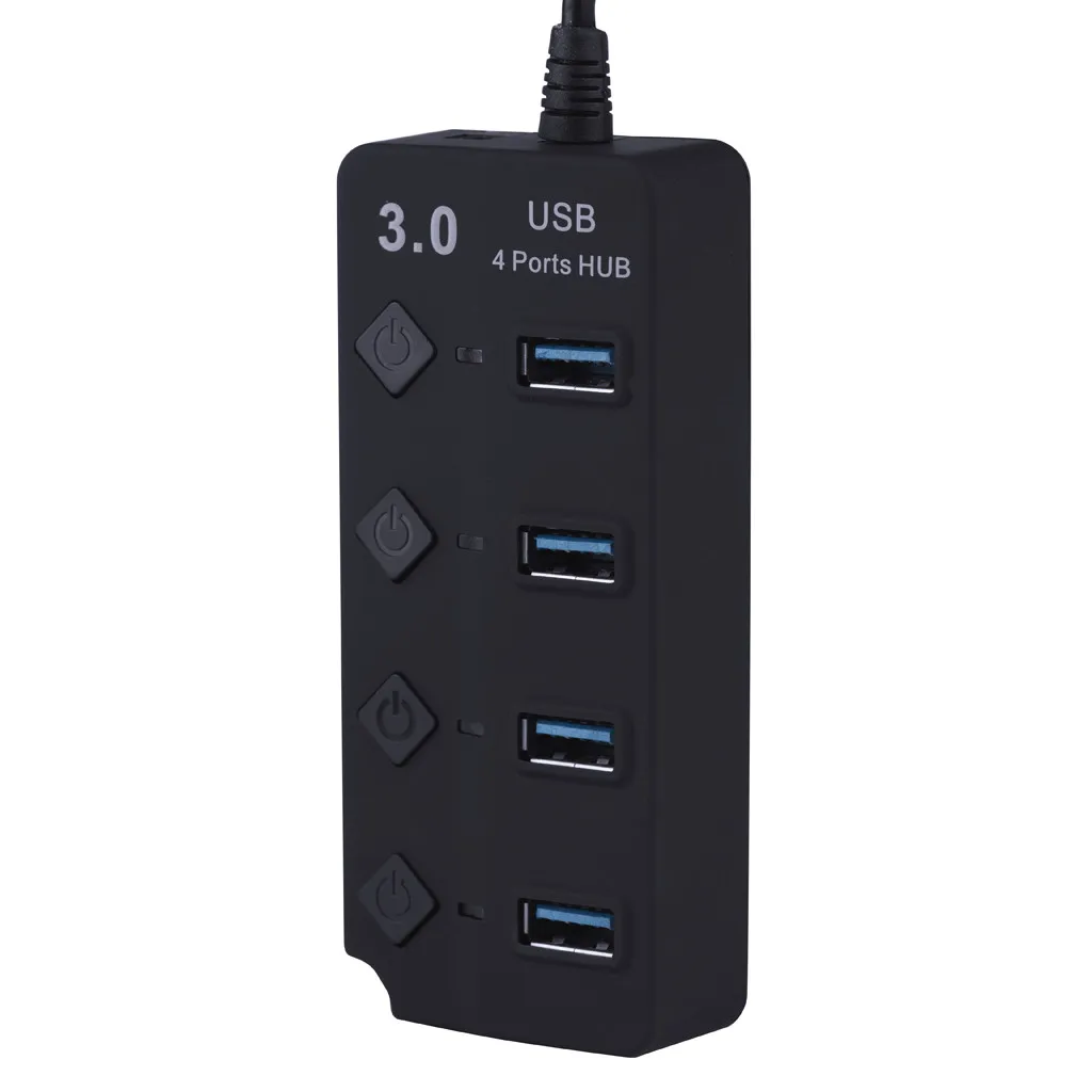 Высокоскоростной концентратор VOBERRY USB 3.02.4A с 4 портами зарядки 5 Гбит/с планшетным