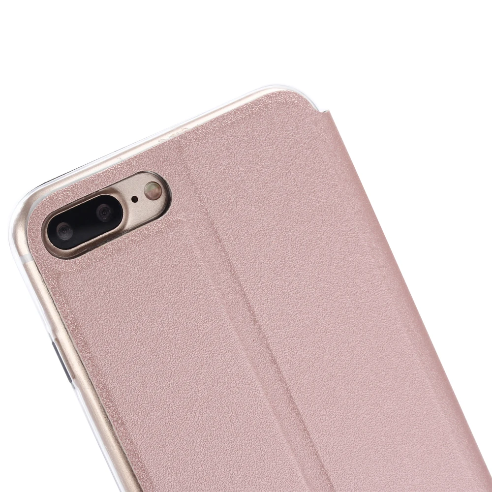Hxairt Роскошные Smart Touch Тонкий Стенд флип чехол для Iphone 5 5S 6 7 8 Plus X задняя крышка