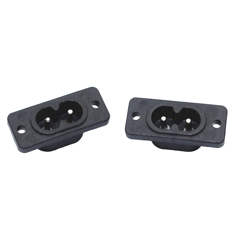 Новый Лидер продаж AC250V 2.5A 5 шт. 2Pin IEC 320 C8 винтовое крепление гнездо