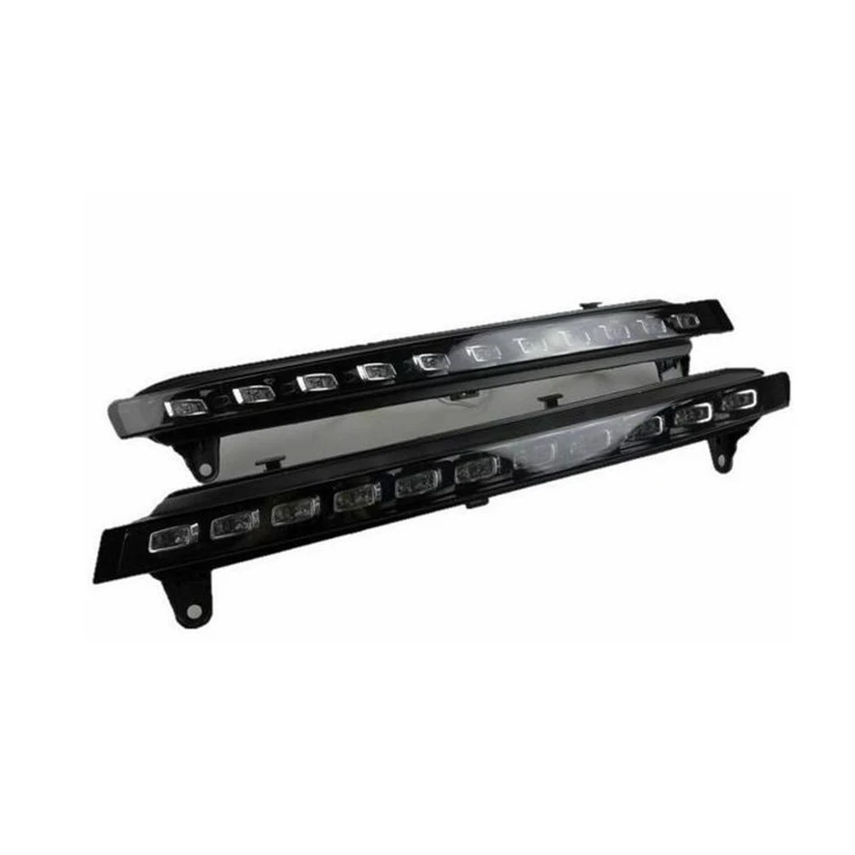 2 шт. 12V Светодиодный дневной светильник Подходит для Audi Q7 2006 2007 2008 2009 желтый